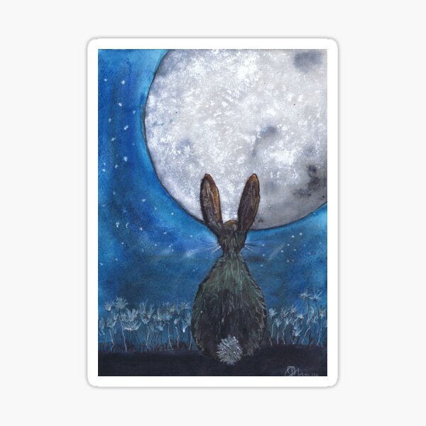 MOONGAZING HARE h3006 Sticker