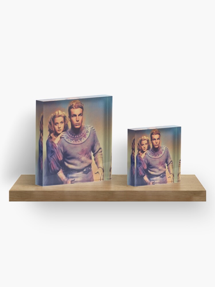 Alternate view of Buster Crabbe and jean Rogers, Flash Gordon Acrylic Block