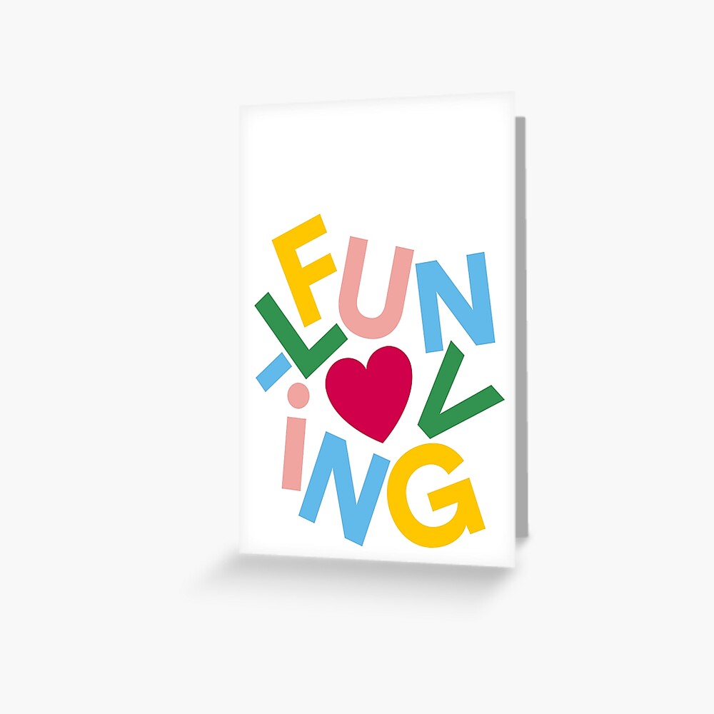 Fun-Loving Valentine's Day Card Greeting Card
