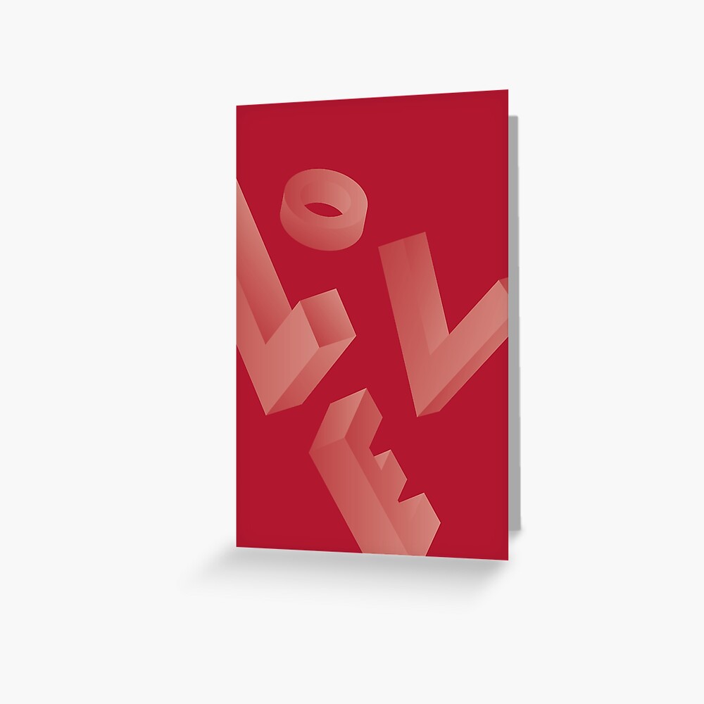 Love - Valentine's Day Card Greeting Card