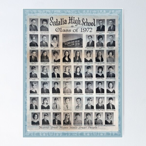 Item preview, 1972 Sedalia High School designed and sold by West Kentucky Genealogy.