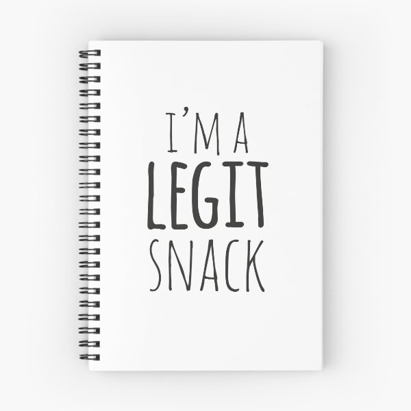 Item preview, Good Place: I'm a Legit Snack designed and sold by shminoa.