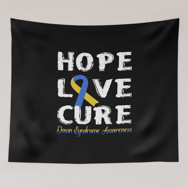 Item preview, Hope-Love-Cure Down Syndrome Awareness designed and sold by SmartStyle.