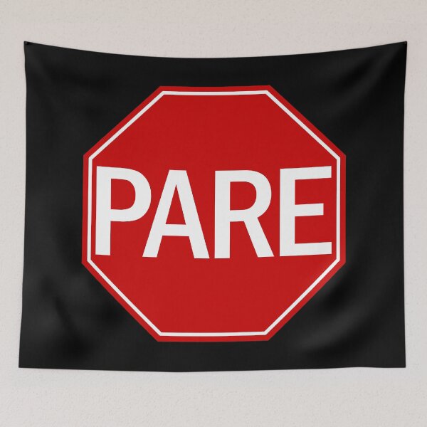 Item preview, STOP SIGN - SPAIN designed and sold by WOOFANG.