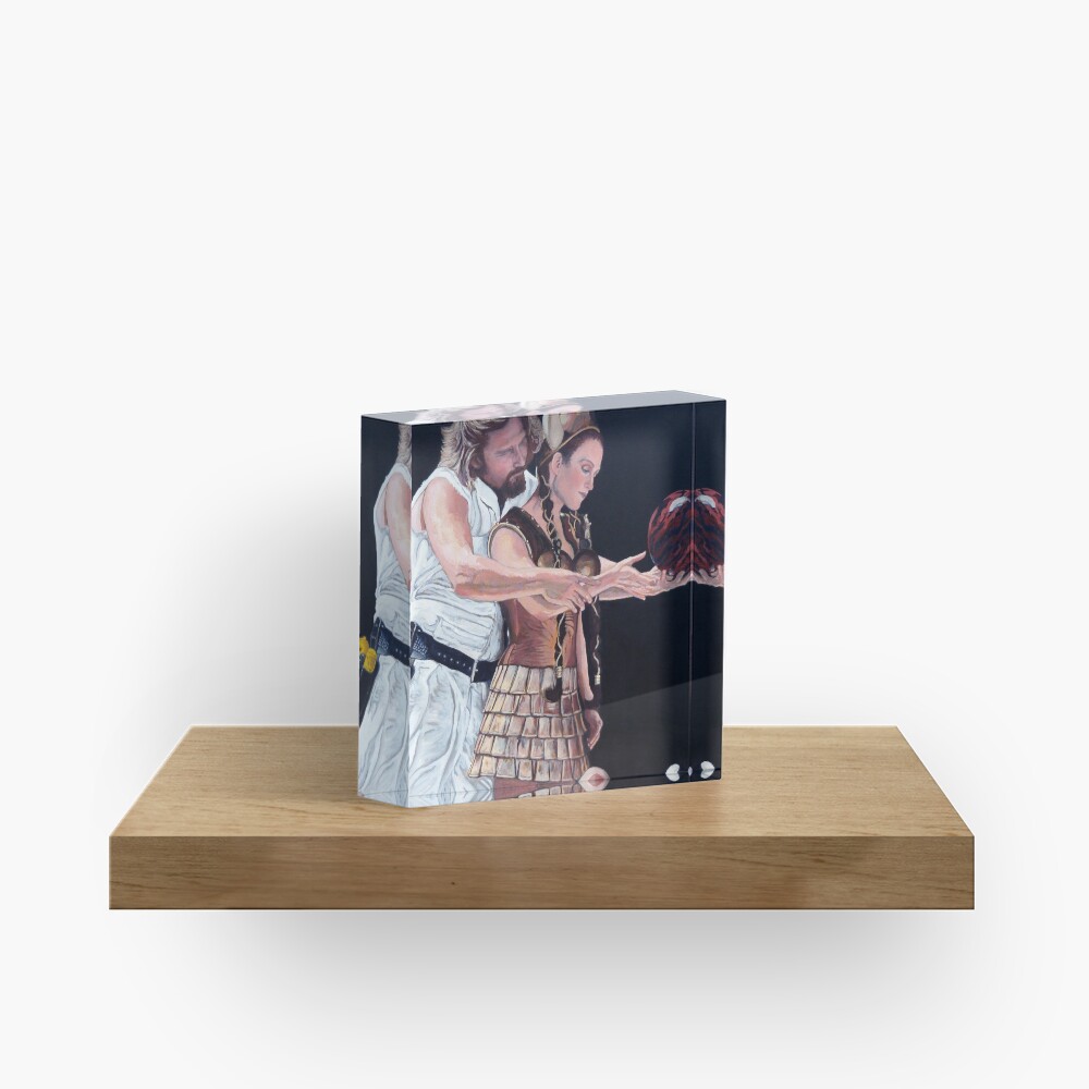 I Just Dropped In Acrylic Block