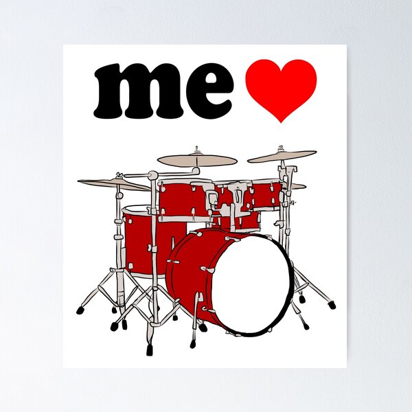 Item preview, Me Love Drums designed and sold by Rich Anderson.