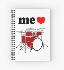 Me Love Drums Spiral Notebook