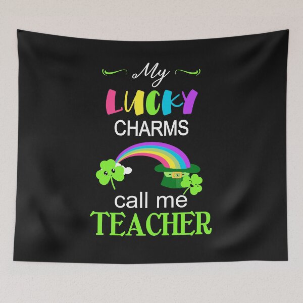 Item preview, St Patricks Teacher Gift Cute My Lucky Charms & Shamrocks designed and sold by Sapphire Star.