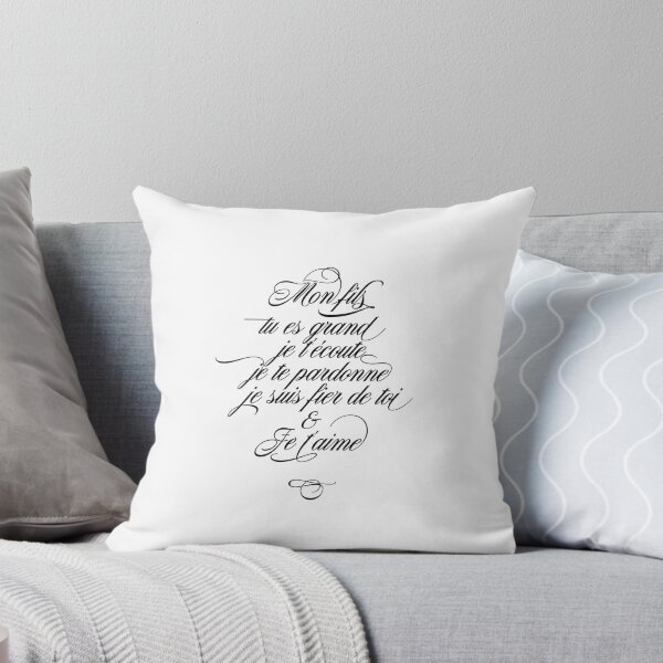 My Son Throw Pillow