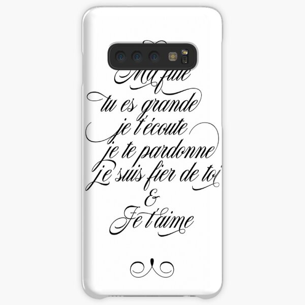 Ma fille Coque rigide Samsung Galaxy