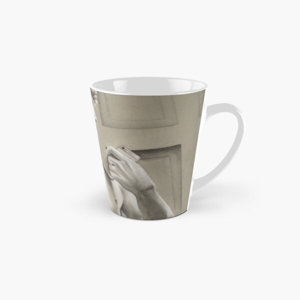 Michelangelo's David with iPhone Tall Mug