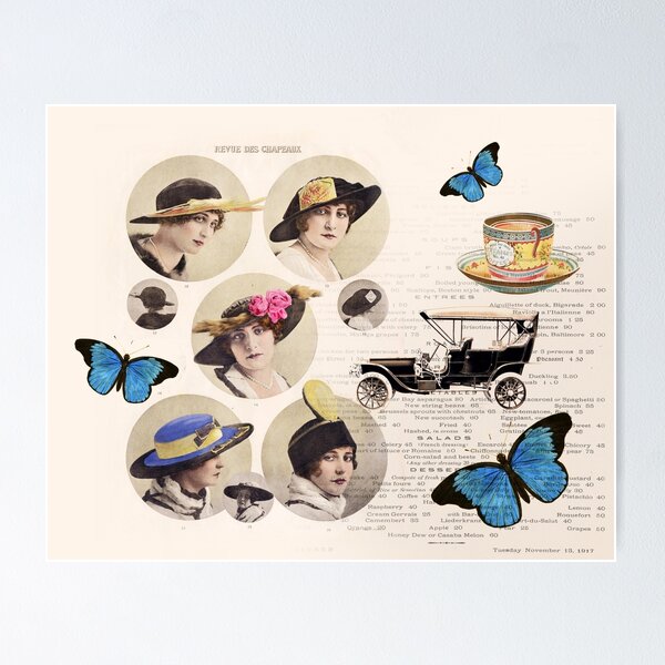 Item preview, Revue des Chapeaux designed and sold by Delphimages Art.