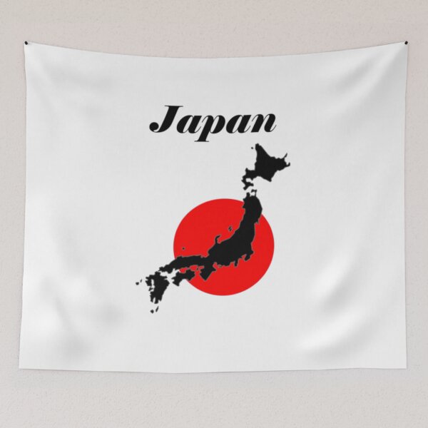 Item preview, Japan Flag Map designed and sold by mattpanta.