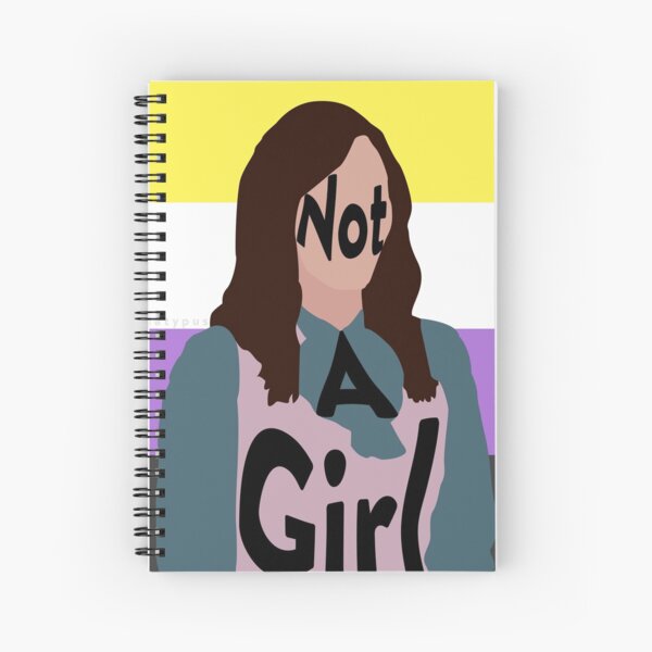 Not a Girl Spiral Notebook
