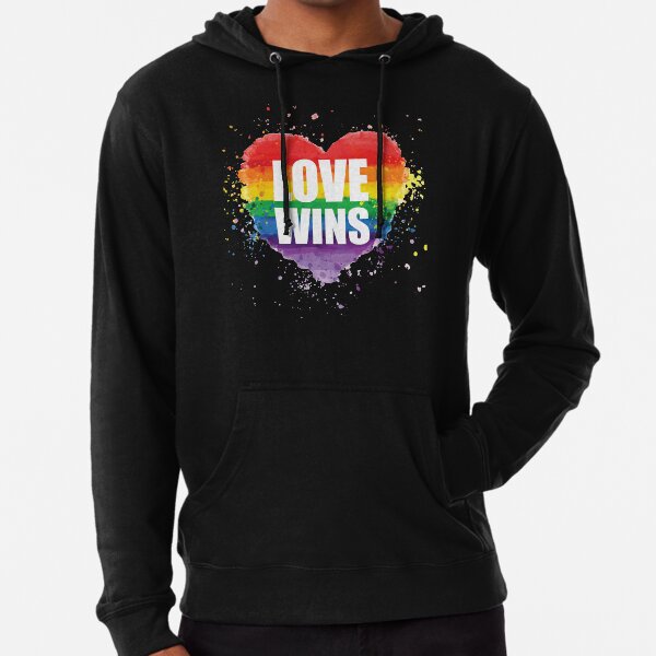 Rainbow Flag Kiss Whoever You Want Pride LGBT Pride Unisex Graphic Hoodie Sweatshirt