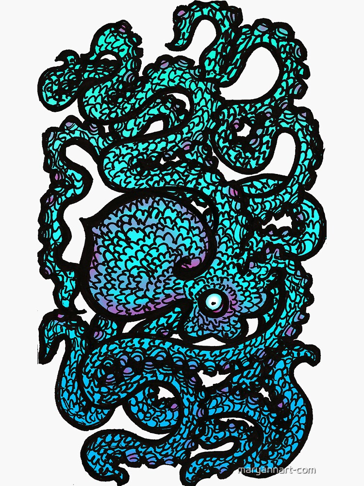Harry the Happy Octopus by maryannart-com