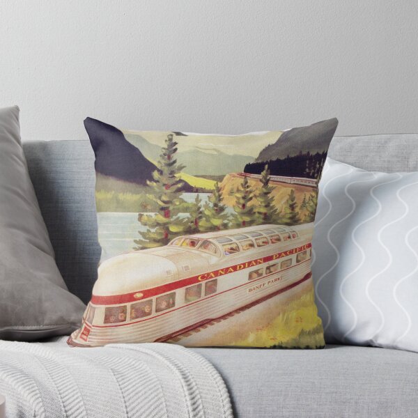 Item preview, The Canadian Retro Vintage Train Poster designed and sold by vintagevivian.