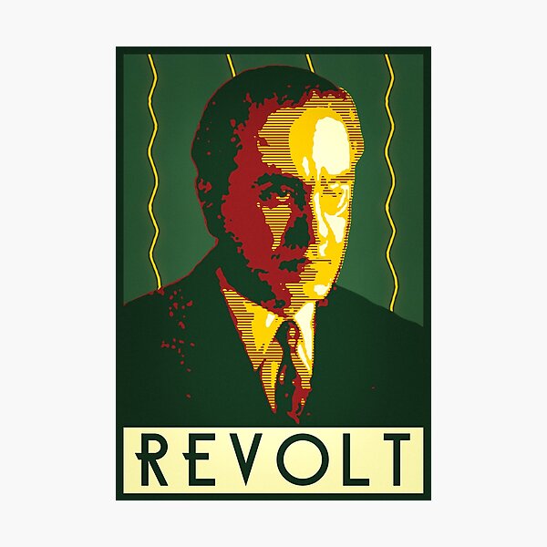Julius Evola REVOLT Graphic Photographic Print