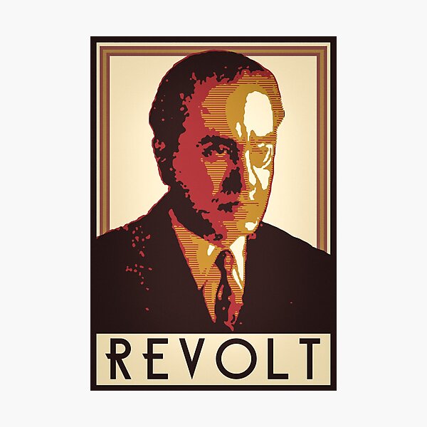 Julius Evola REVOLT Graphic 2 Photographic Print