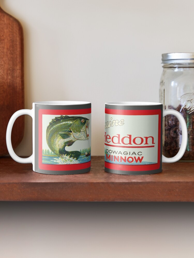Vintage Heddon Dowagiac Minnow Lure Original Box Lid Coffee Mug for Sale  by Drewaw