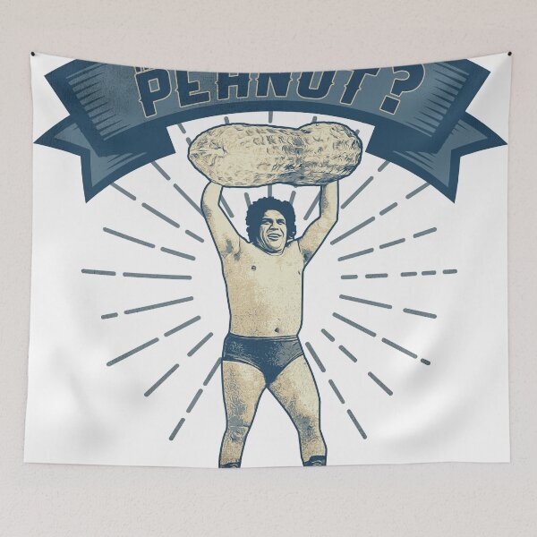 Item preview, Anybody want a peanut? (blue) designed and sold by CreativeSpero.