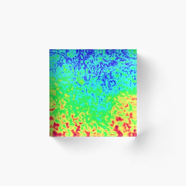 Thermal Shag Acrylic Block