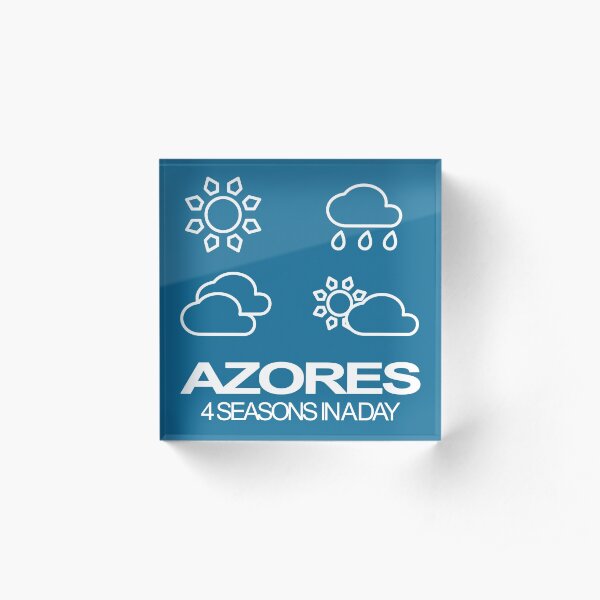 Azores - 4seasons in a day Acrylic Block