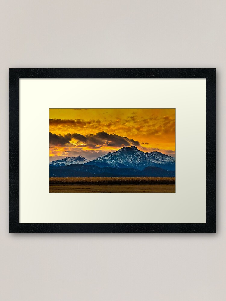 Alternate view of Locomotion Sunset Framed Art Print