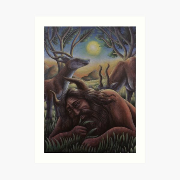 GazelleEnkidu Art Print