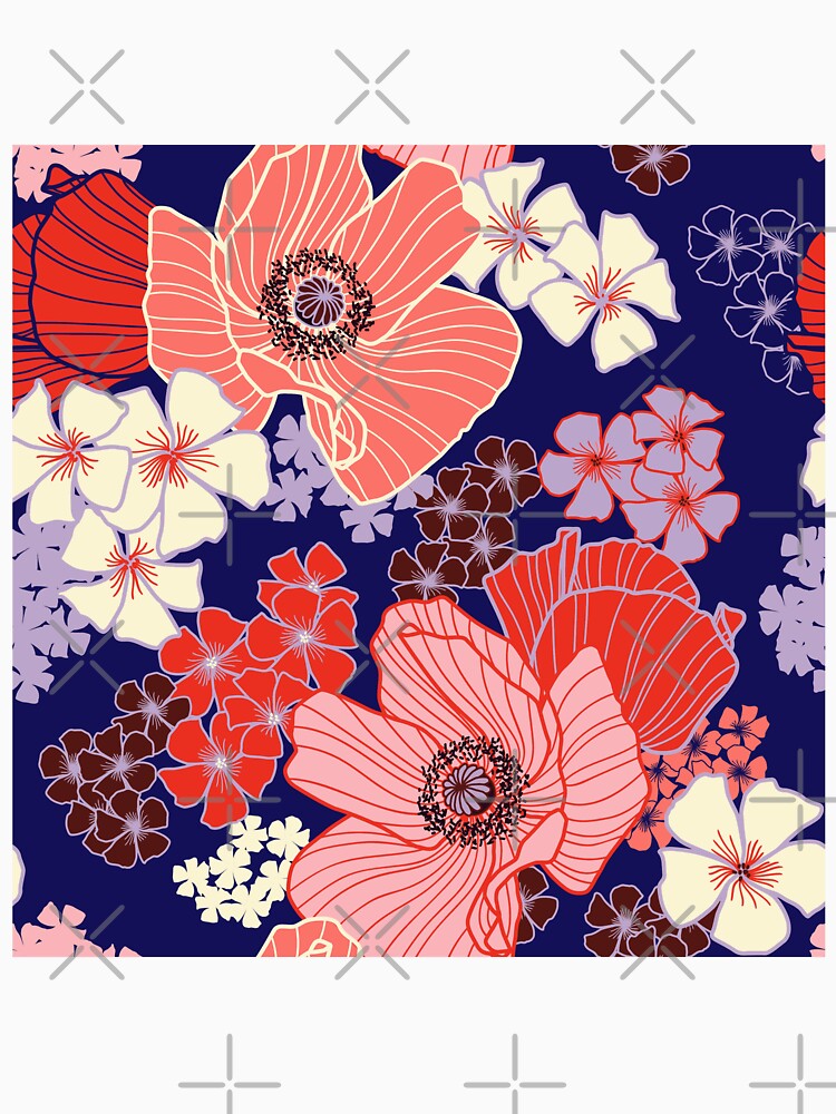 Wild Poppies pattern by nadyanadya