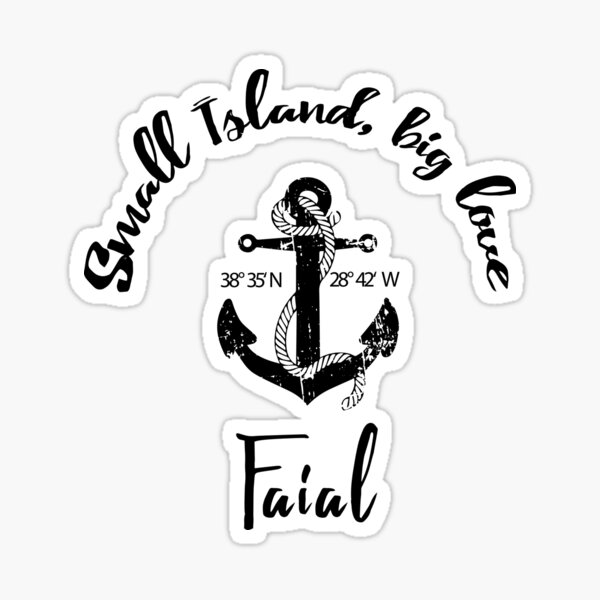 Faial Azores Sticker