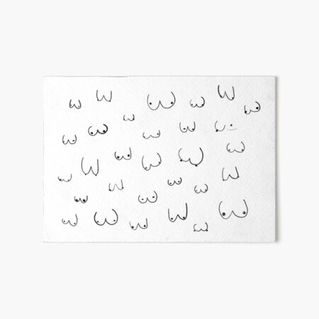 Boobie Boob Print! Art Board Print