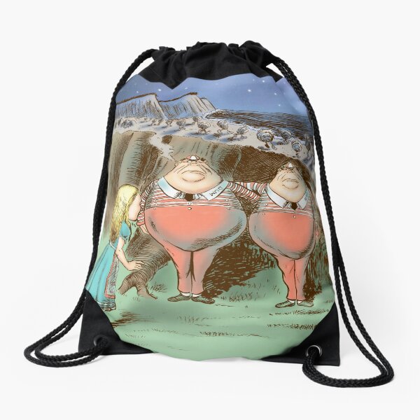 The Walrus And The Carpenter Drawstring Bag
