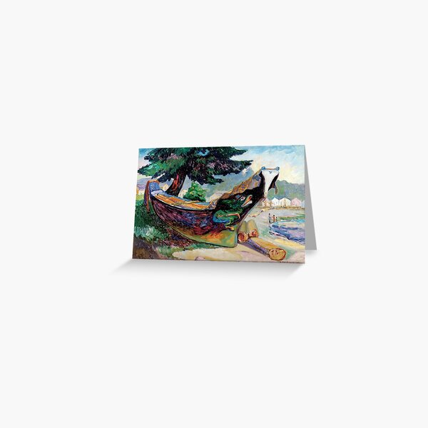Item preview, Emily Carr, War Canoe, Alert Bay designed and sold by Vintage Wall Art.