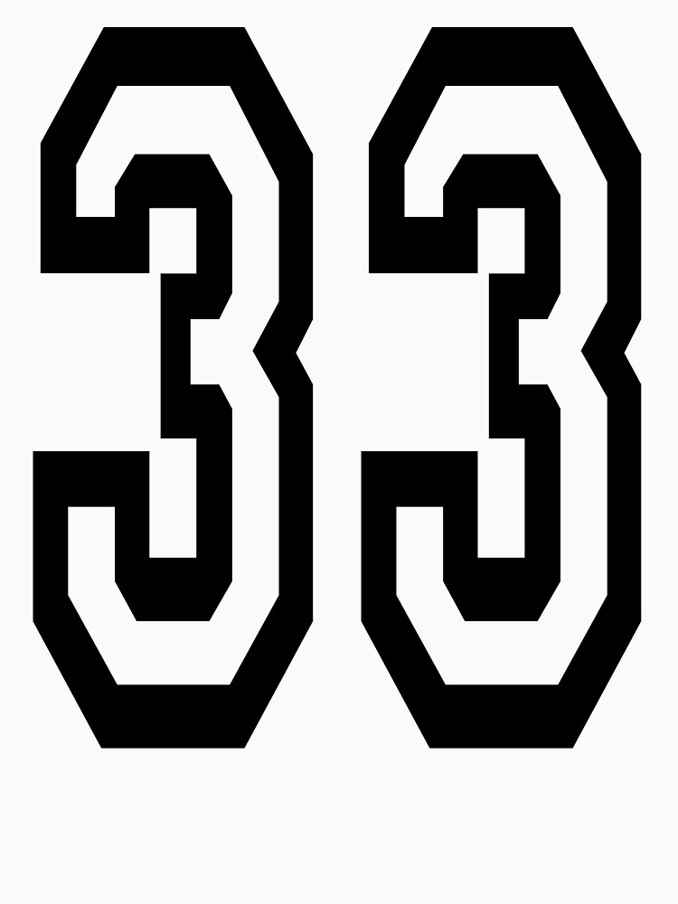 "33, TEAM SPORTS, NUMBER 33, THIRTY THREE, Thirty Third, Competition