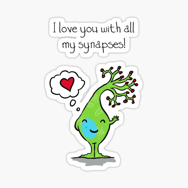 Item preview, A Neuro-valentine designed and sold by Cartoon Neuron by Immy Smith.
