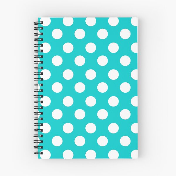 Item preview, Cheerful Polka Dot Pattern in White and Bright Robin’s Egg Blue designed and sold by kierkegaard.