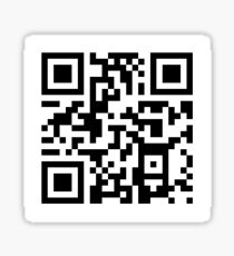 communist manifesto qr code Sticker
