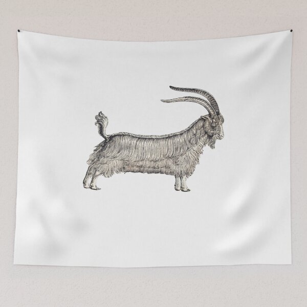Item preview, woodcuts bestiary - goat4 designed and sold by MagicDoorknob.