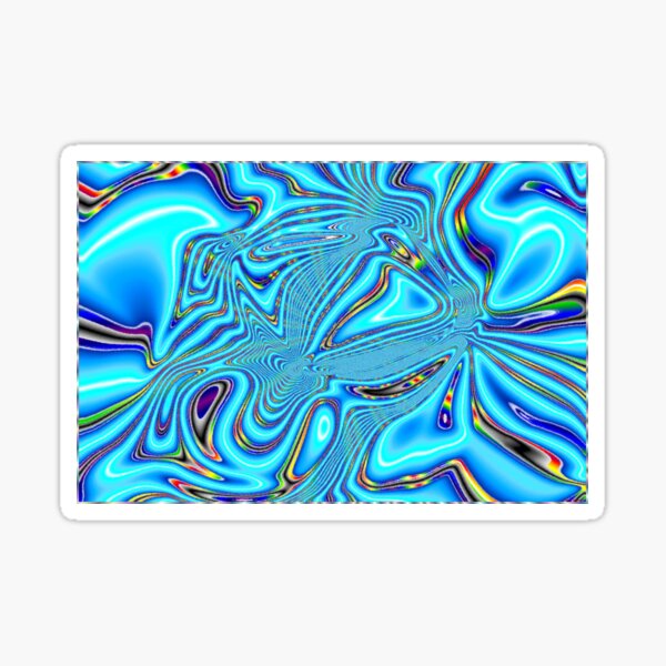 "Oil on Water" Sticker for Sale by ArachnidImagery Redbubble