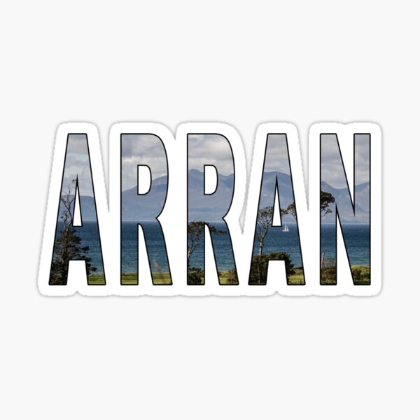 Isle of Arran Landscape Sticker