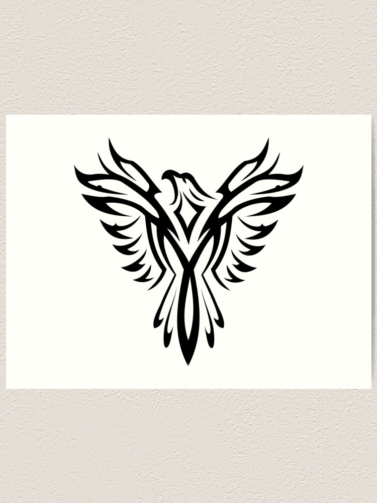 Rebirth Of The Phoenix Tribal Tattoo Design | Zazzle