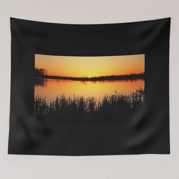 Item preview, Sundown On The Roadside Pond designed and sold by Deb Oppermann.