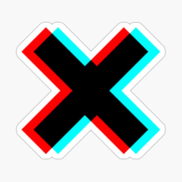 x. Sticker
