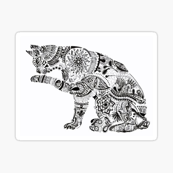 Gato Maori Sticker