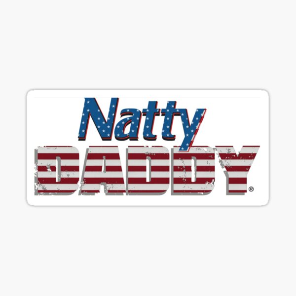 Natty Daddy American Flag Themed Sticker By Mayoop Redbubble
