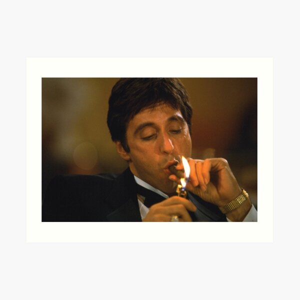 Tony Montana - Cigar Art Print