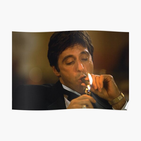 Tony Montana - Cigar Poster