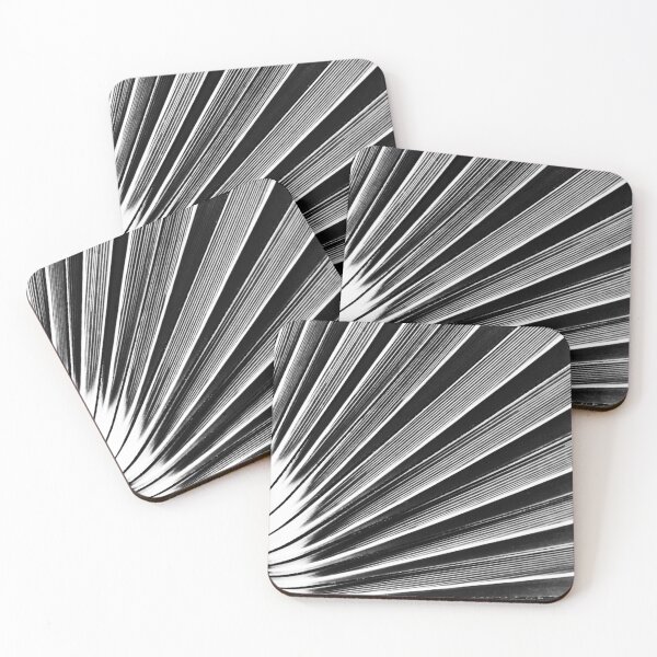 Item preview, Leaf Lines Black and White designed and sold by Lydia Planalp.