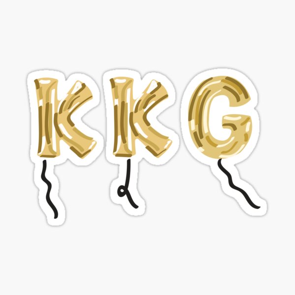 Kappa Kappa Gamma Balloons Sticker
